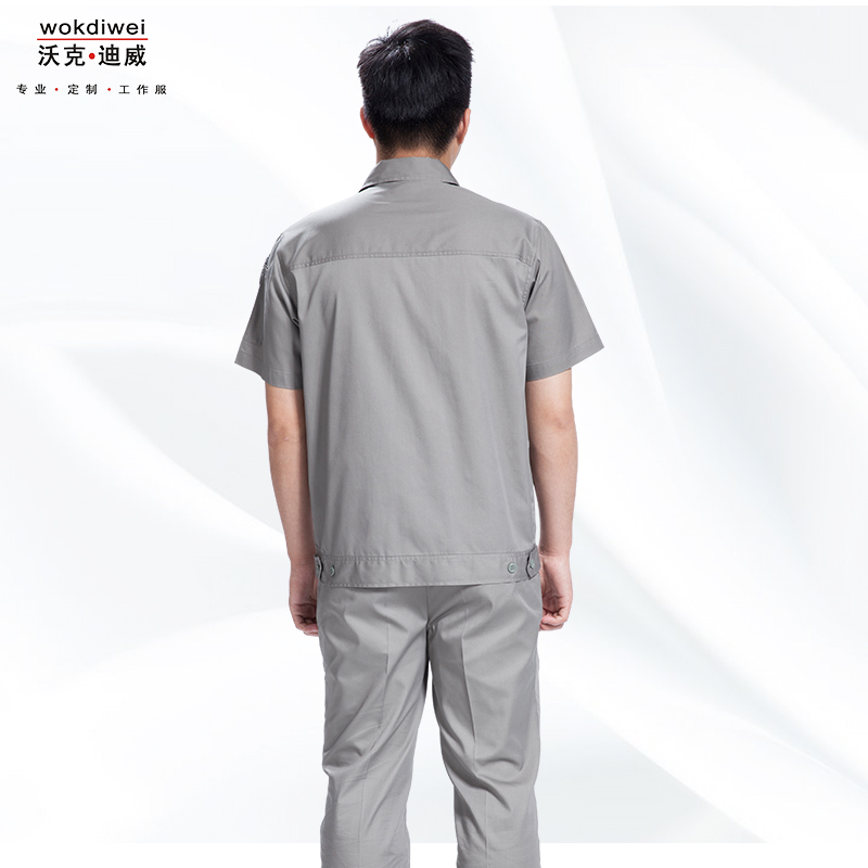 車(chē)間員工短袖工作服生產(chǎn)廠(chǎng)家1313-26