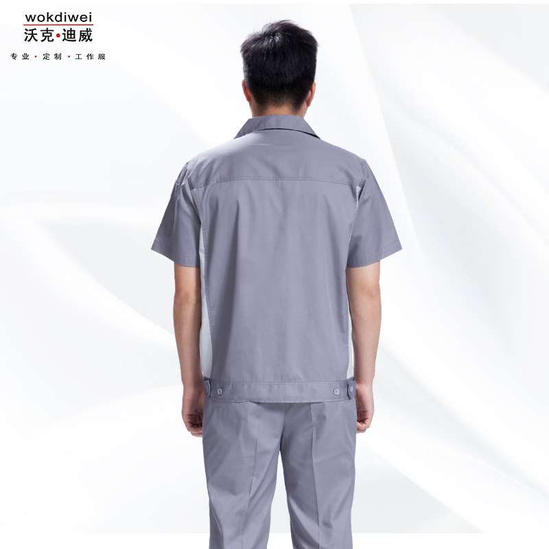 工廠(chǎng)夏季工作服款式圖片1315-6