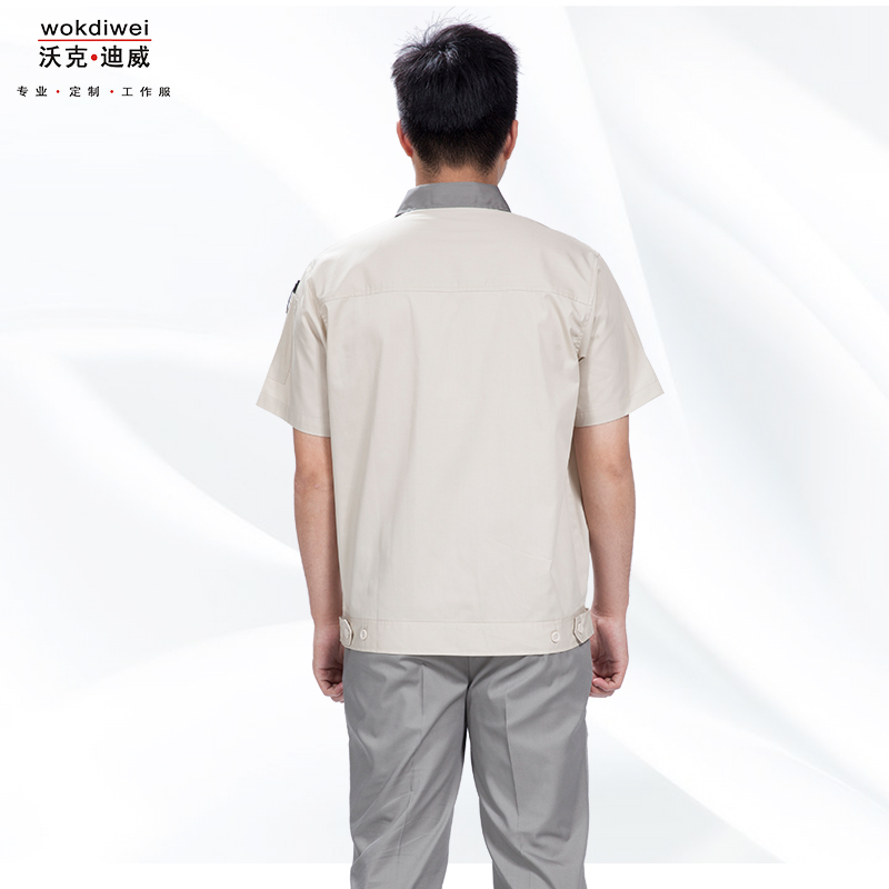 上海夏季短袖工作服批發(fā)廠(chǎng)家1317-8