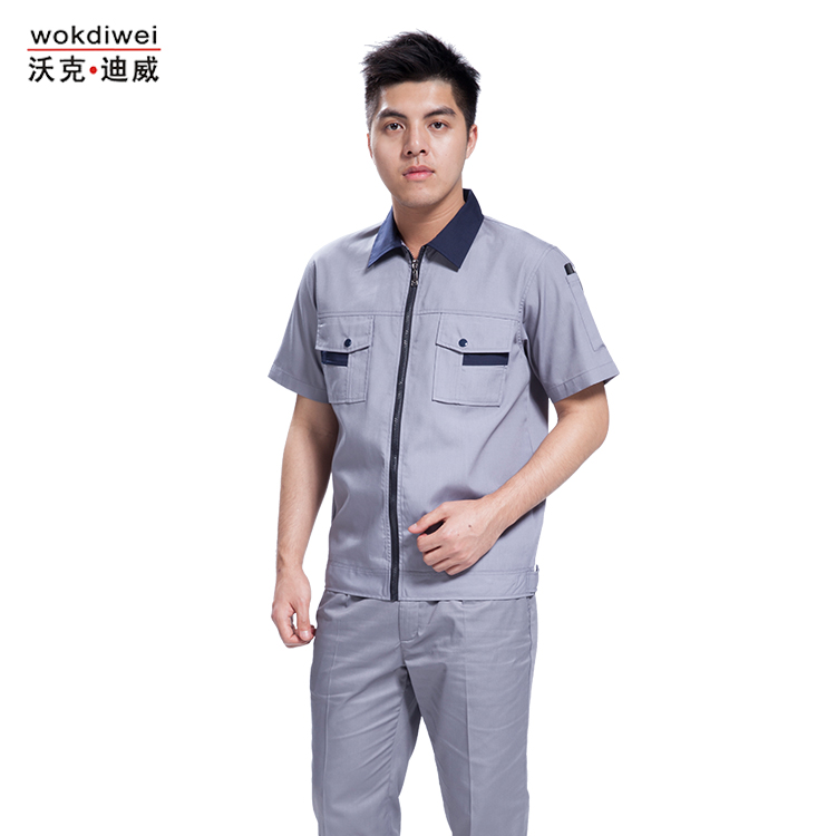 工廠(chǎng)夏季工作服款式圖片1314-6