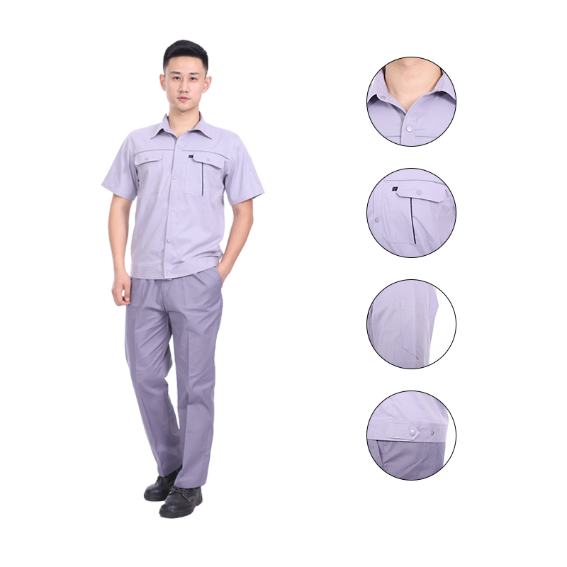 南昌夏季短袖工作服批發(fā)定做廠(chǎng)家6606